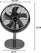 Lifetime Air Tafelventilator - 230V - Bureau Ventilator 30CM - 3 Snelheden - Oscillerende Functie - Kantelbaar - Zwart