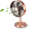Lifetime Air Tafelventilator - 230V - Bureau Ventilator 30CM - 3 Snelheden - Oscillerende Functie - Kantelbaar - Rosé
