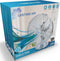 Lifetime Air Tafelventilator - Retrolook- 35 W - Zwenkfunctie - Ø 30 cm