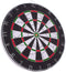 Lifetime Deluxe dartbord met koperen pijlen - 45 cm - zwart/wit - 3 spelmodi