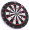 Lifetime Deluxe dartbord met koperen pijlen - 45 cm - zwart/wit - 3 spelmodi