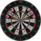 Lifetime Deluxe dartbord met koperen pijlen - 45 cm - zwart/wit - 3 spelmodi