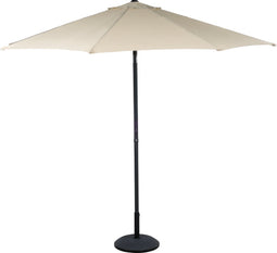Lifetime Garden Parasol - Zonnescherm voor Balkon en Terras - ⌀300 x 300 cm - Rechthoekige Strandparasol - Parasol zonder Standaard - Beige