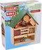 Lifetime Vogelvoederhuis - hout - 3 etages - 44 x 13 x 39 cm