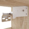 vidaXL Wandkast - 34,5x32,5x90 cm - bewerkt hout - sonoma eiken
