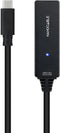 Nanocable 10.01.1311 - USB C Kabel - 5 m - Zwart