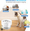 Vulpes Goods® Pets - Drinkfontein voor Katten & Honden - Draadloos met Infraroodsensor - 1L - Fluisterstil - Oplaadbaar - Premium White