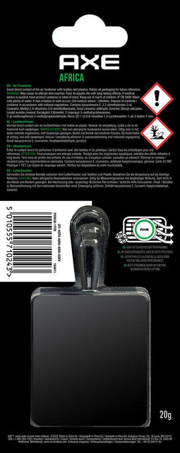 Axe Luchtverfrisser Mini Vent - Africa 3 Cm Zwart/groen