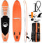 SereneLife SUP board - Antislip Opblaasbare Paddle Board met Peddel, Pomp, Leash en Accessoires