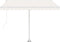 vidaXL - Luifel - automatisch - met - LED - en - windsensor - 350x250 - cm - crèmekleur