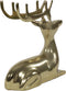 Liggend hert van goud 25x10x25 cm