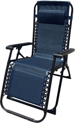 Liggende ligstoel Marbueno 90 x 108 x 66 cm - Donkerblauw
