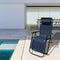 Liggende ligstoel Marbueno 90 x 108 x 66 cm - Donkerblauw