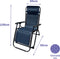 Liggende ligstoel Marbueno 90 x 108 x 66 cm - Donkerblauw