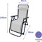 Liggende ligstoel Marbueno 90 x 108 x 66 cm - Grijs