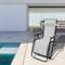 Liggende ligstoel Marbueno 90 x 108 x 66 cm - Grijs
