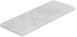 MOOISA - Marmer - dienblad rechthoek S - wit marmer - 10x25cm - rond marmer dienblad - vierkant marmer dienblad - decoratie schaal - tapasplank - serveerplank