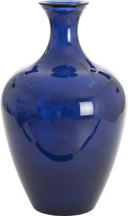 Light&living A - Vaas Ø40x65 cm RUBRA glas glans blauw