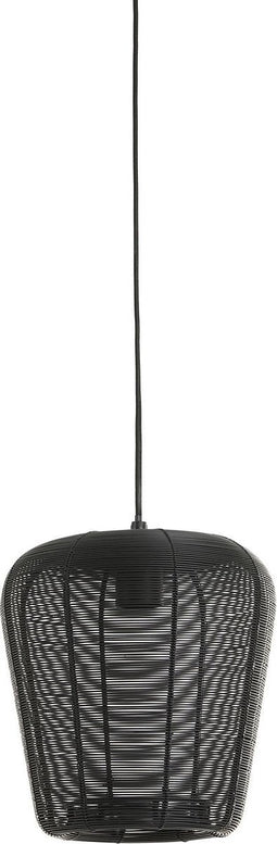 Light & Living Adeta Hanglamp - Zwart - Ø23x25cm