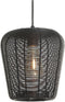 Light & Living Adeta Hanglamp - Zwart - Ø23x25cm