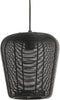 Light & Living Adeta Hanglamp - Zwart - Ø23x25cm