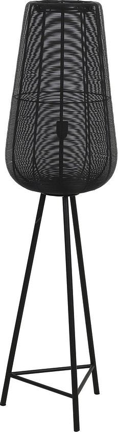 Light & Living Adeta Vloerlamp - Zwart - Ø37x135cm