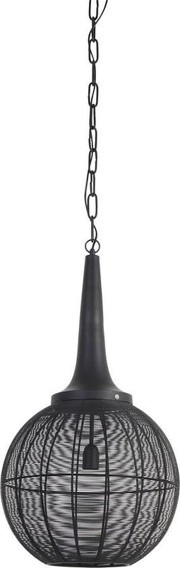 Light & Living Adrienne Hanglamp - Zwart - Ø40x76cm