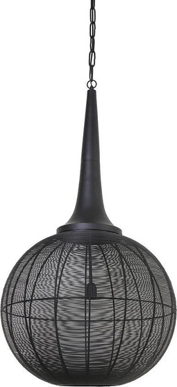 Light & Living Adrienne Hanglamp - Zwart - Ø57x112cm