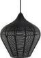 Light & Living Alvaro Hanglamp - Zwart - Ø27x29,5 cm