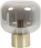 Light & Living Arturan Tafellamp - Glas Smoke/Brons - Ø29,5x33,5 cm