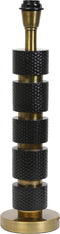 Light & Living Azoyu Lampvoet - Mat Zwart/Antiek Brons - Ø14x46cm