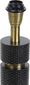 Light & Living Azoyu Lampvoet - Mat Zwart/Antiek Brons - Ø14x46cm