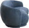 Light & Living Bank Uvita - Chenille - Donkerblauw