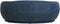 Light & Living Bank Uvita - Chenille - Donkerblauw