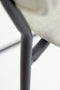 Light&living Barkruk 55x45x92 cm EMMA velvet zand-donker grijs