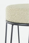Light & Living Barkruk Alice - Karamel - Bouclé