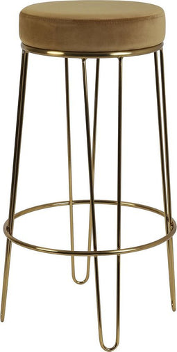 Light & Living Barkruk Alice - Karamel - Velvet