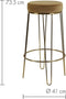 Light & Living Barkruk Alice - Karamel - Velvet
