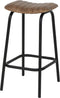 Light & Living Barkruk CARROW - Leer Bruin