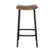 Light & Living Barkruk CARROW - Leer Bruin