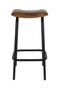 Light & Living Barkruk CARROW - Leer Bruin