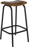 Light & Living Barkruk CARROW - Leer Bruin