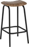 Light & Living Barkruk CARROW - Leer Bruin