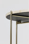 Light & Living Besot - Ronde Bijzettafel - Marmer Bruin - Ø42+Ø52 cm
