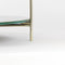 Light & Living Besut Ronde Bijzettafel - Marmer Groen/Goud/Glas - Set/2 - Ø42x45 + Ø52x50cm