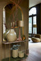 Light & Living Besut - Side Table - Marmer Groen/Glas Goud - 103x37x80 cm