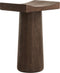 Light&living Bijzettafel 45x22x60 cm MARANO hout mat grijs/bruin