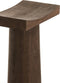 Light&living Bijzettafel 45x22x60 cm MARANO hout mat grijs/bruin