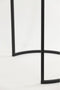 Light & Living Bijzettafel Alfio - Zwart - Ø49cm - Modern