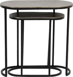 Light & Living Bijzettafel Bocov - Antiek Brons - 53x26x53cm - Modern
